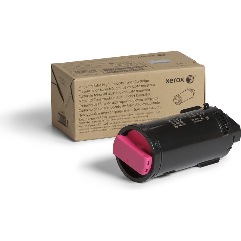 Xerox Cartouche de toner Magenta de Très haute capacité Imprimante couleur ® VersaLink® C500/multifonctions ® VersaLink® C505 (9000 pages) - 106R03874