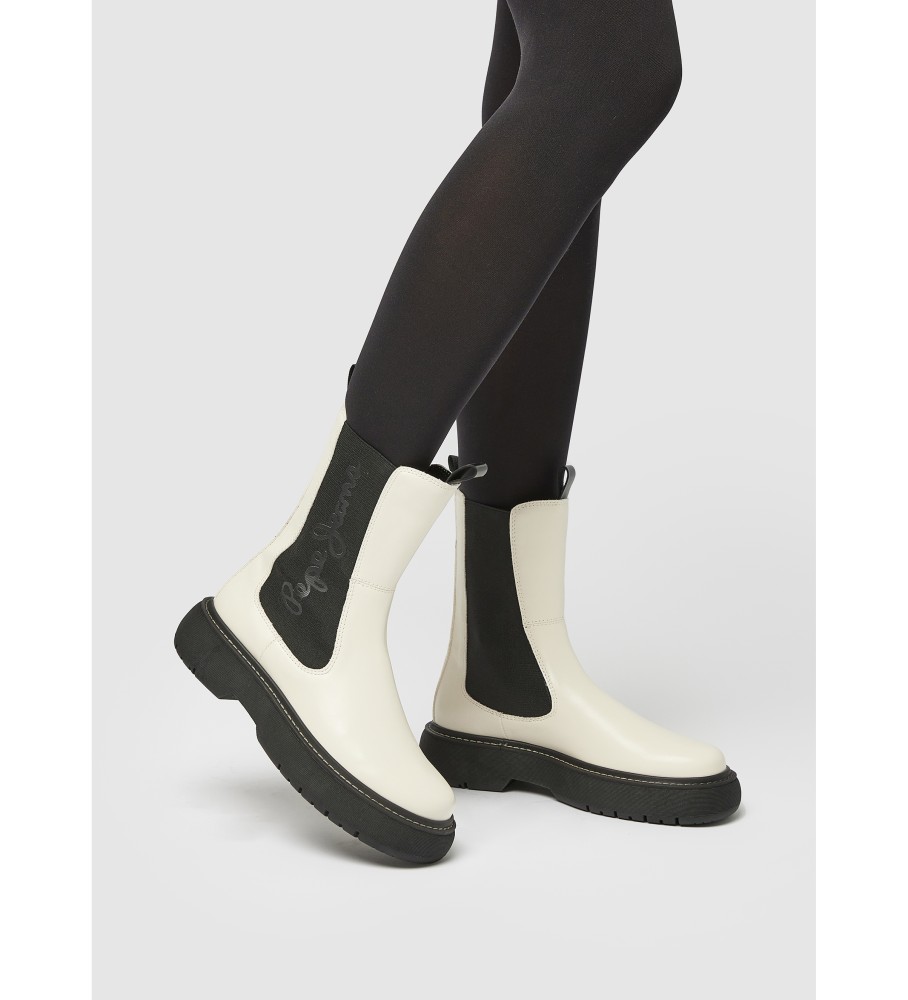 Botas Chelsea Yoko brancas da Pepe Jeans