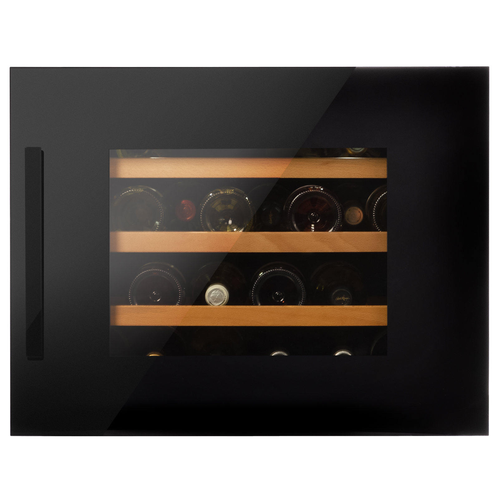 AMICA Einbau-Weintemperierschrank WK 341 200 S - schwarz - G
