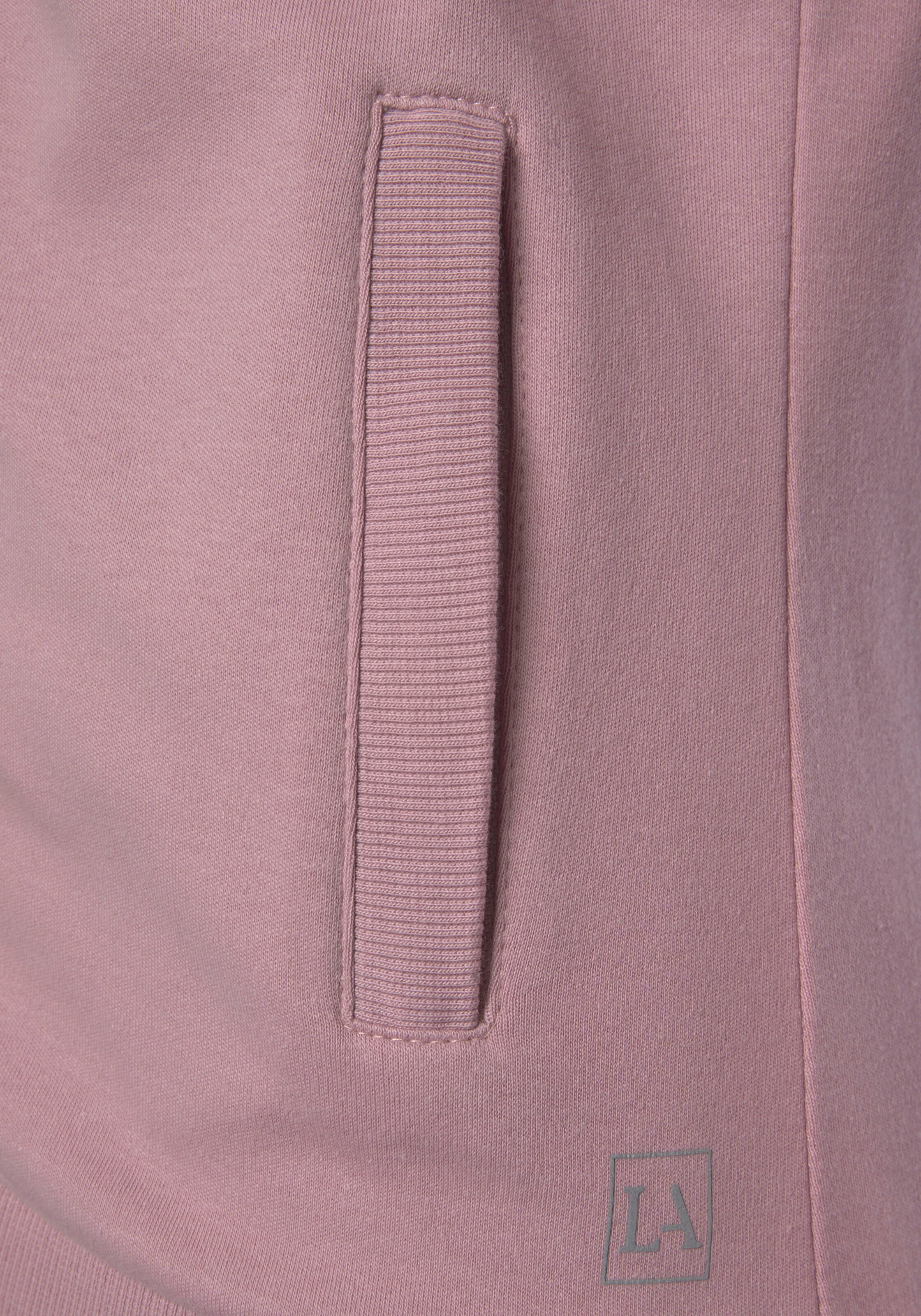 LASCANA ACTIVE Trainingsjacke in altrosa
