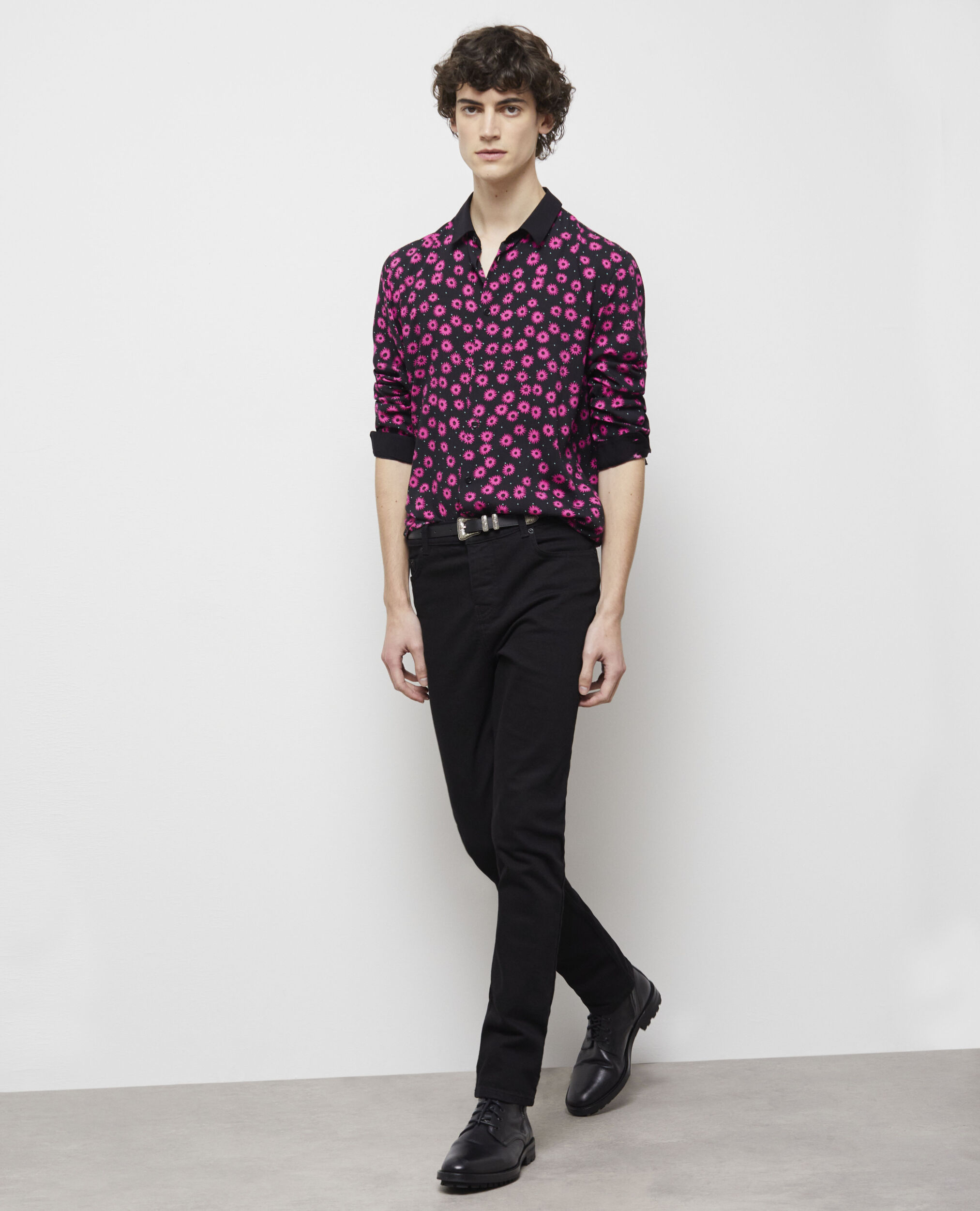 Chemise col classique imprimée