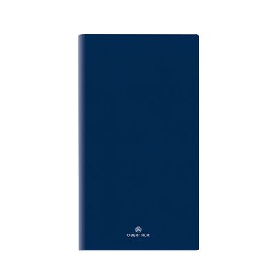 Agenda de poche Odessa - 1 semaine sur 2 pages - 9,5 x 17 cm - bleu - Oberthur