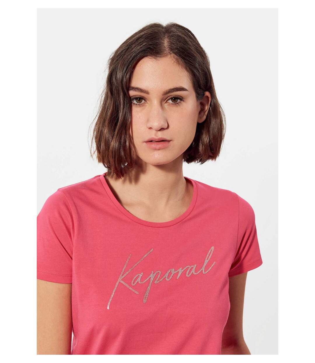 Tee shirt cintré coton bio  -  Kaporal - Femme