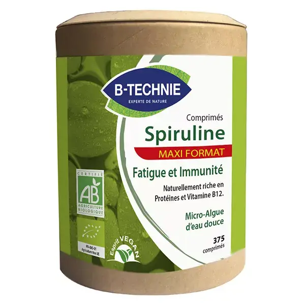 B-Technie Spirulina Maxi Formato 375 comprimidos
