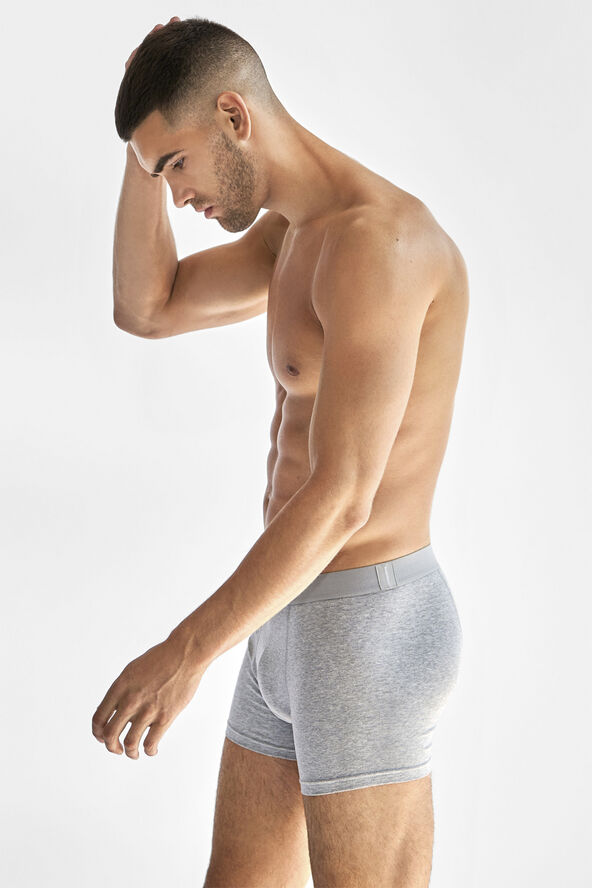 Bread & Boxers Boxer-Brief 3-pack Grey mélange