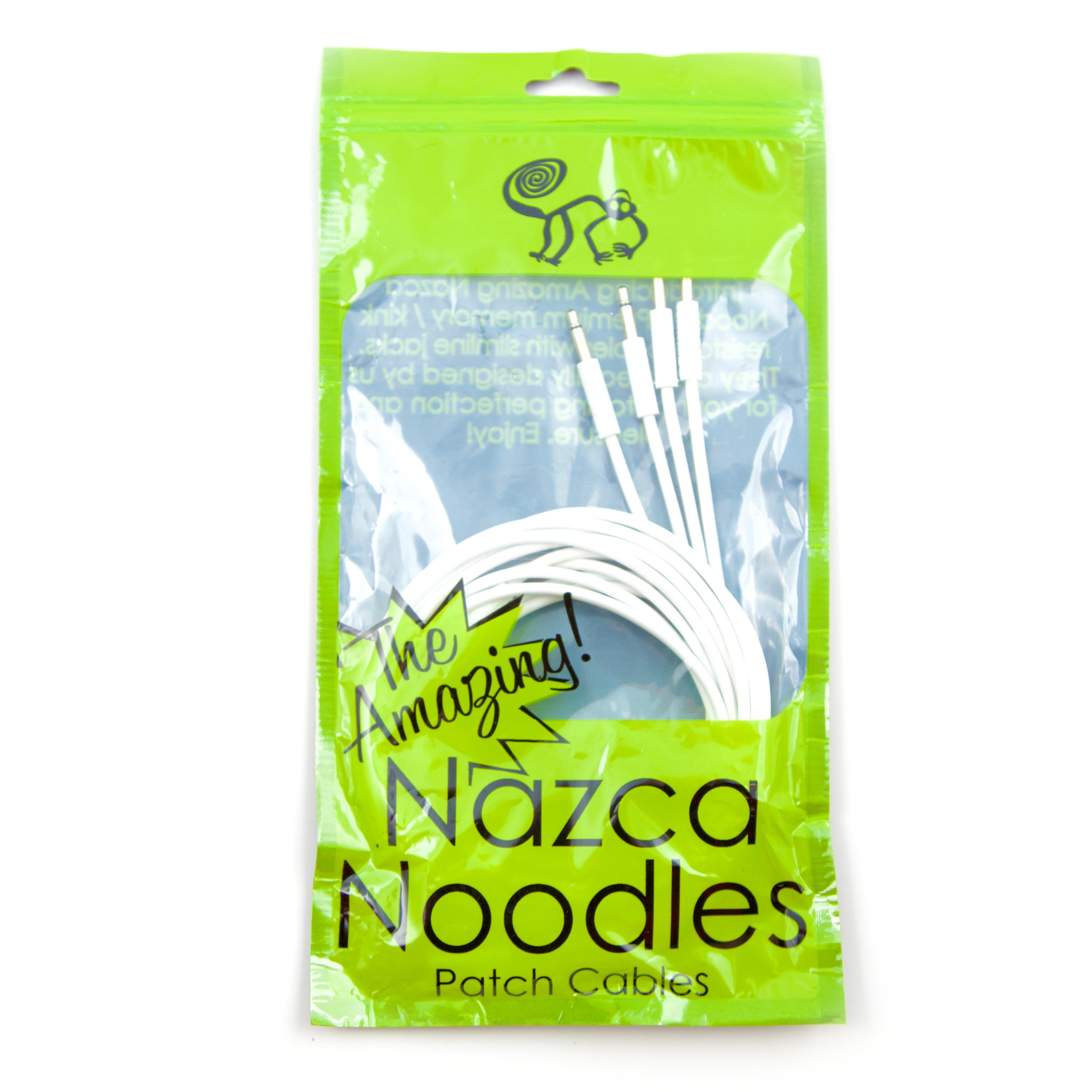 Cre8audio Nazca Noodles White 75 cm patchkabels (5 stuks)