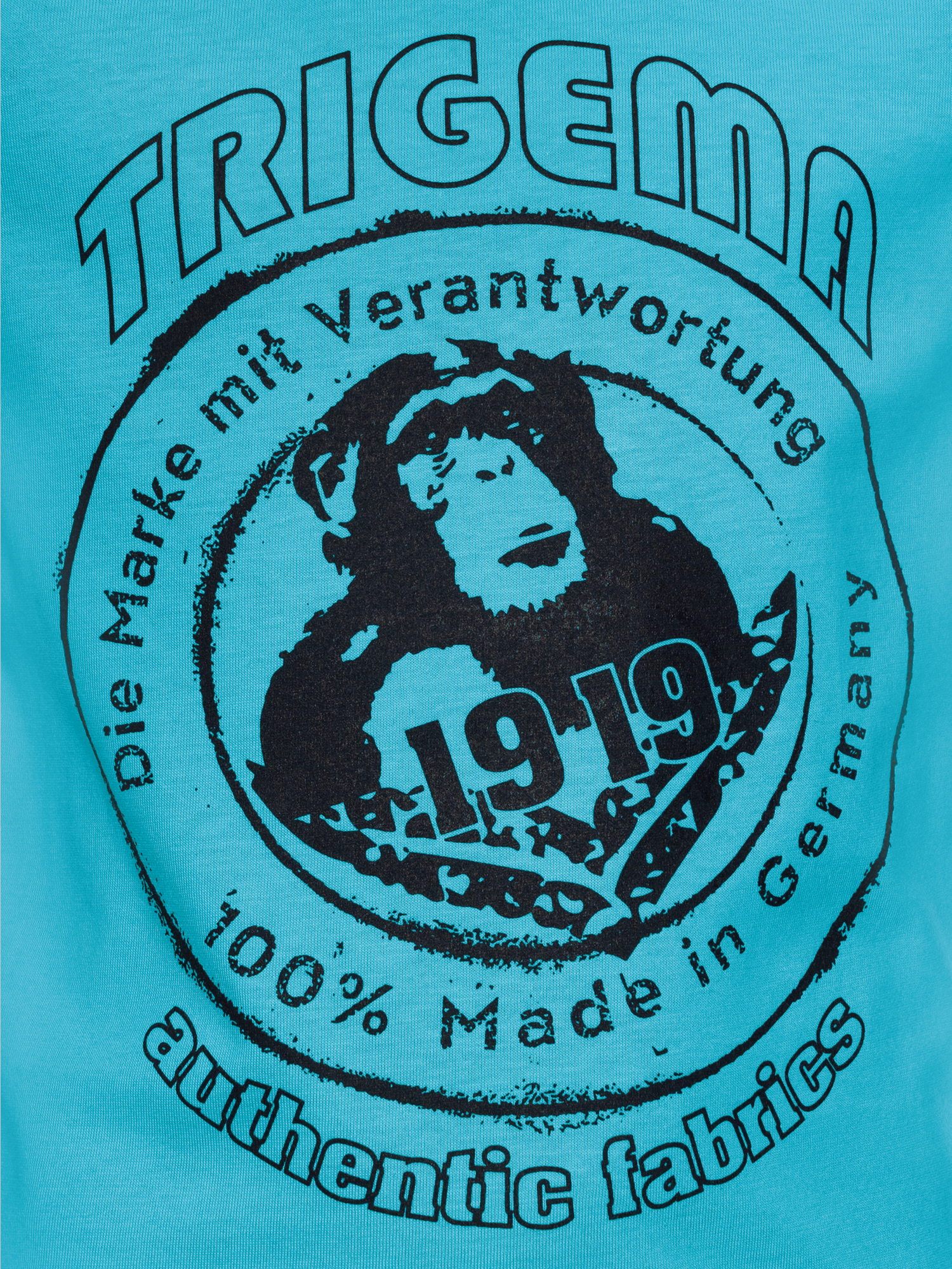 T-Shirt mit großem Printmotiv 