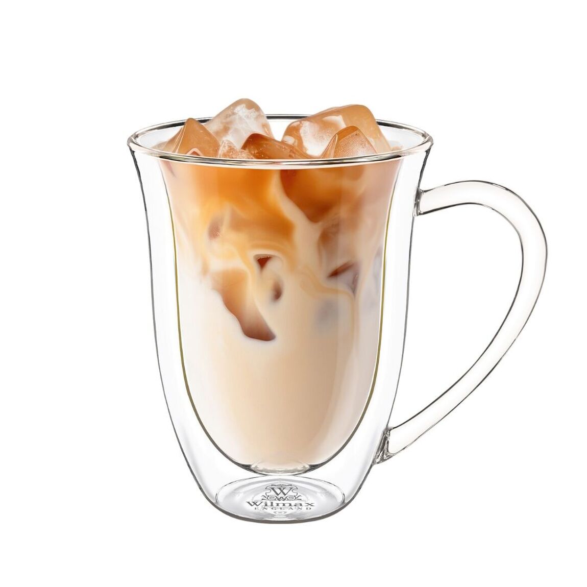 6 Stk. Eleganter doppelwandiger Becher Thermoglas 400 ml, Hitzebeständig