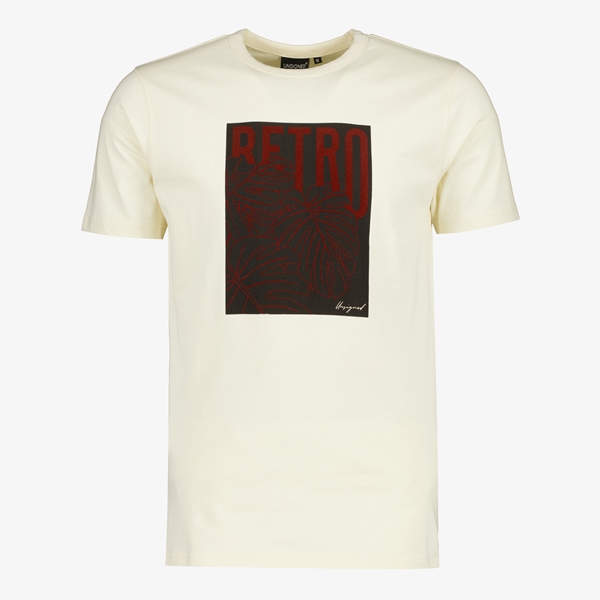 Unsigned heren T-shirt beige