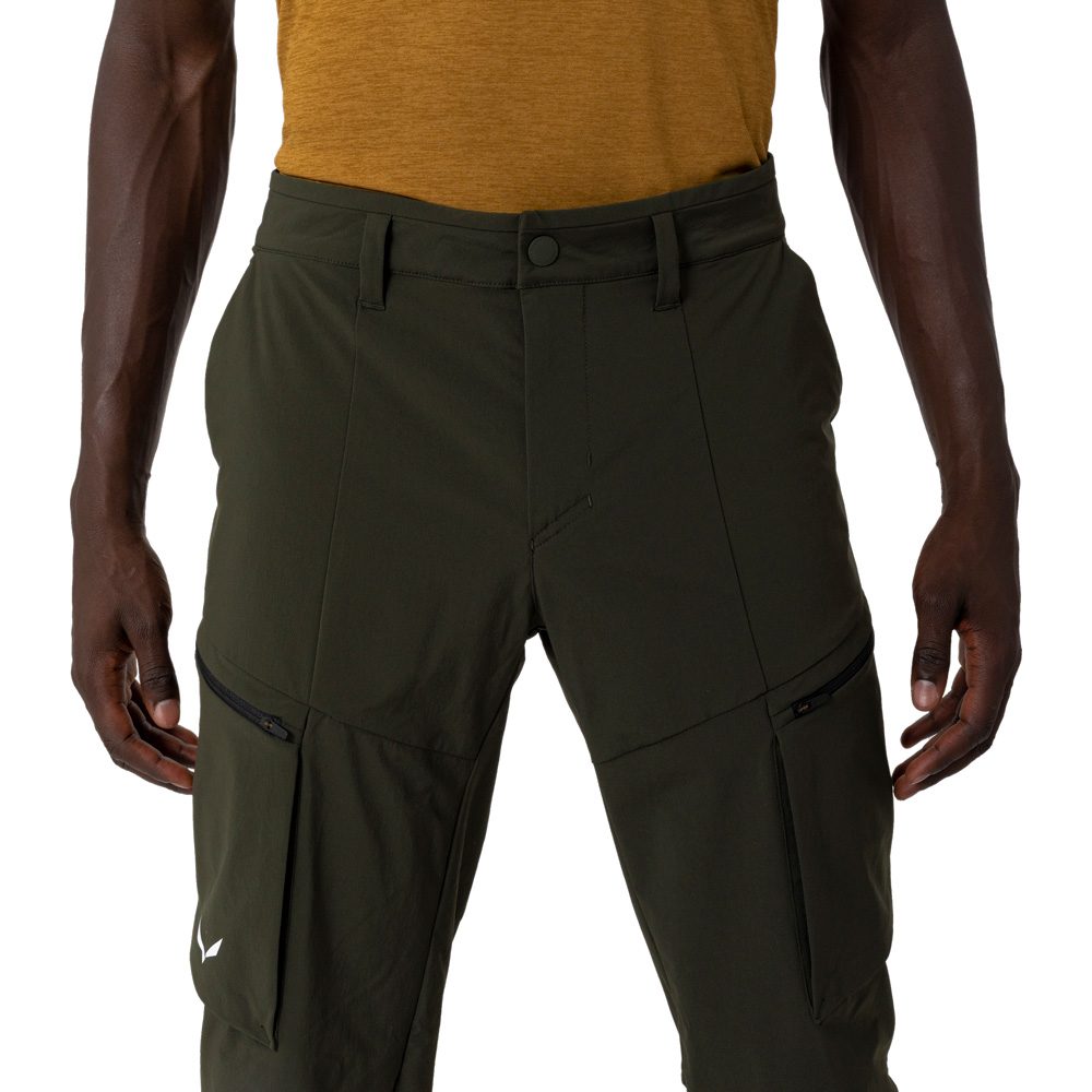 SALEWA Puez DST Cargo Softshellhose Herren dark olive