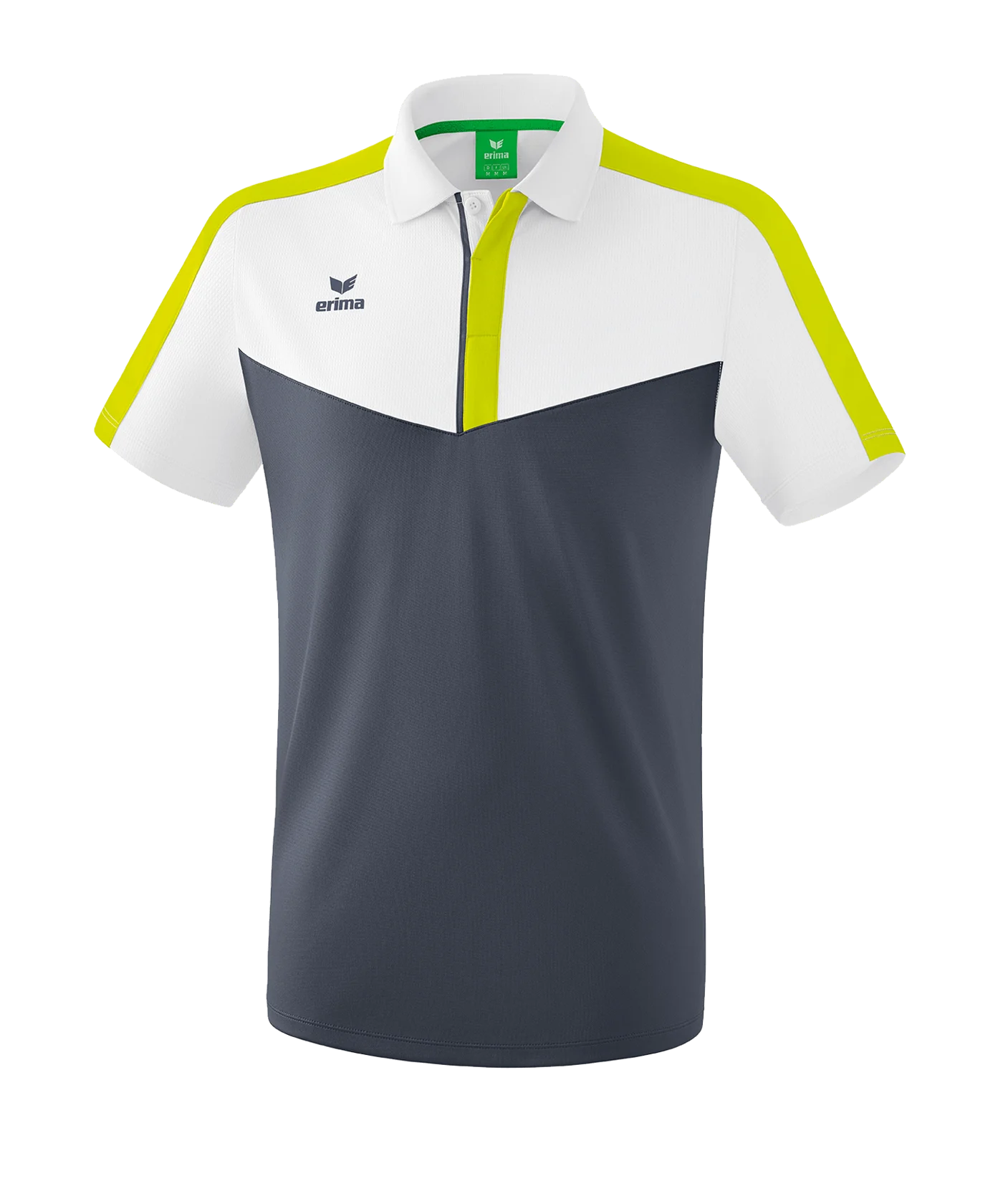 Erima Squad Poloshirt Weiss Grau