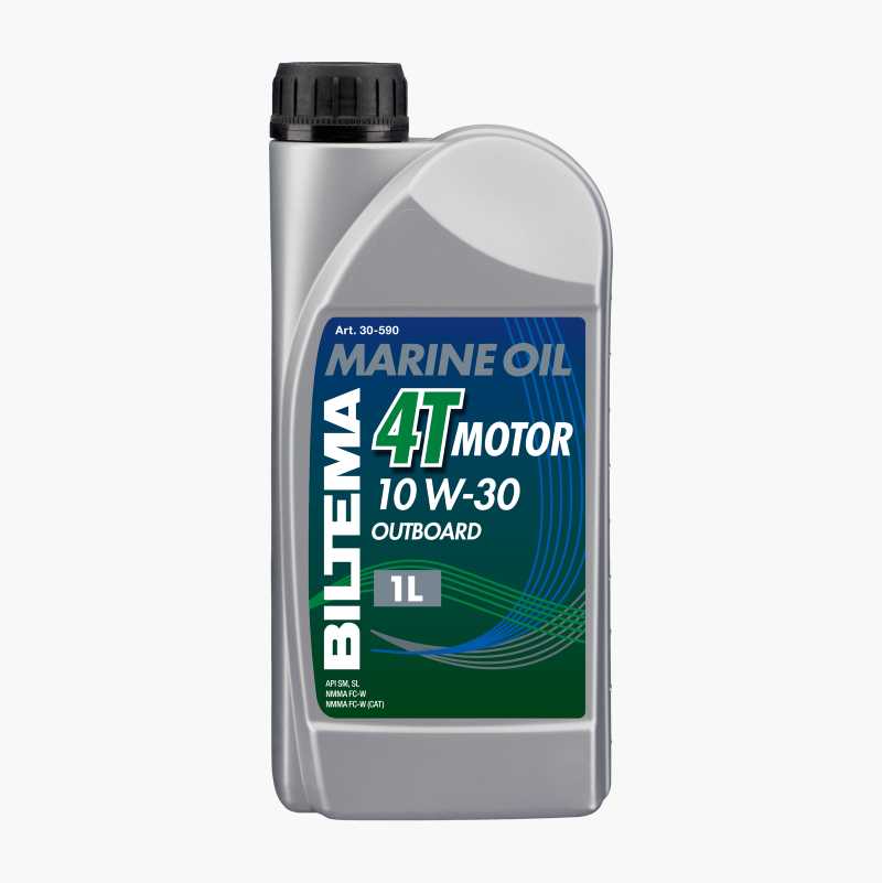 4-takts utenbordsolje 10W-30, 1 liter
