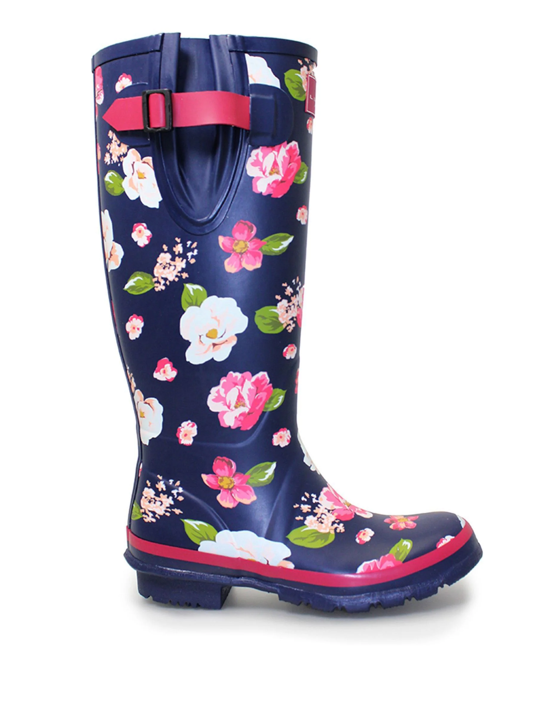 Lunar rubberen regenlaarzen met bloemenmotief