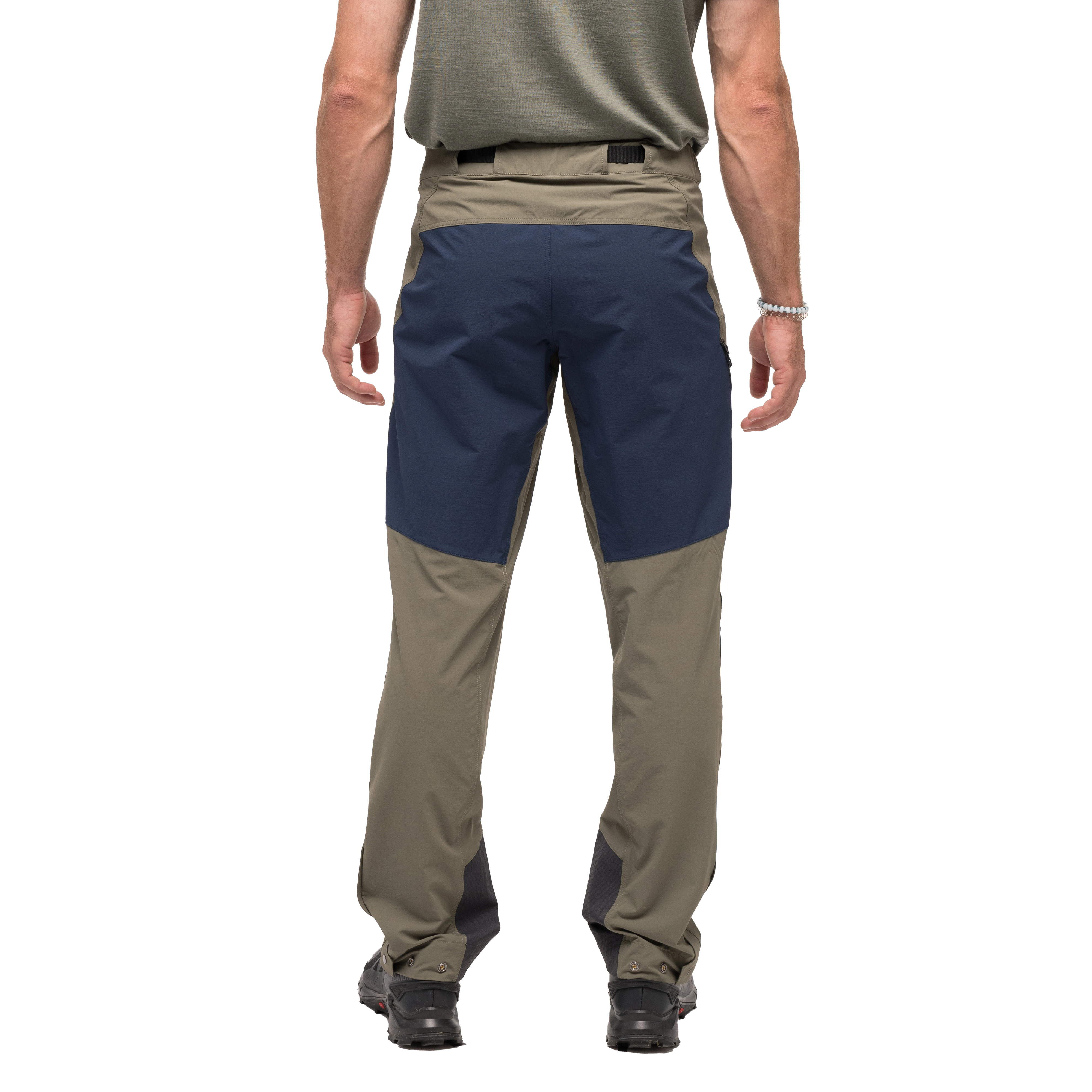 Vaagaa Softshell Pants Men Green Mud / Navy