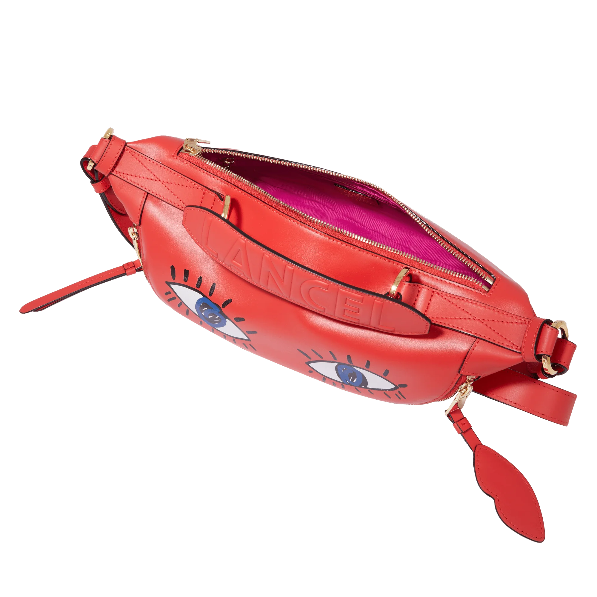 Sac porté croisé S Origami de Lancel-Multico Tomate