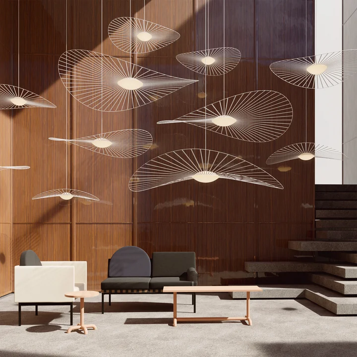 Petite Friture - Vertigo Nova LED Pendelleuchte, Ø 140 cm, weiss