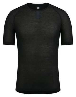 Sous-couche manches courtes Rapha Merino Lightweight Noir Homme