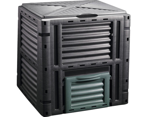 Compostbak ca. 450 l 80 x 80 x 81 cm antraciet