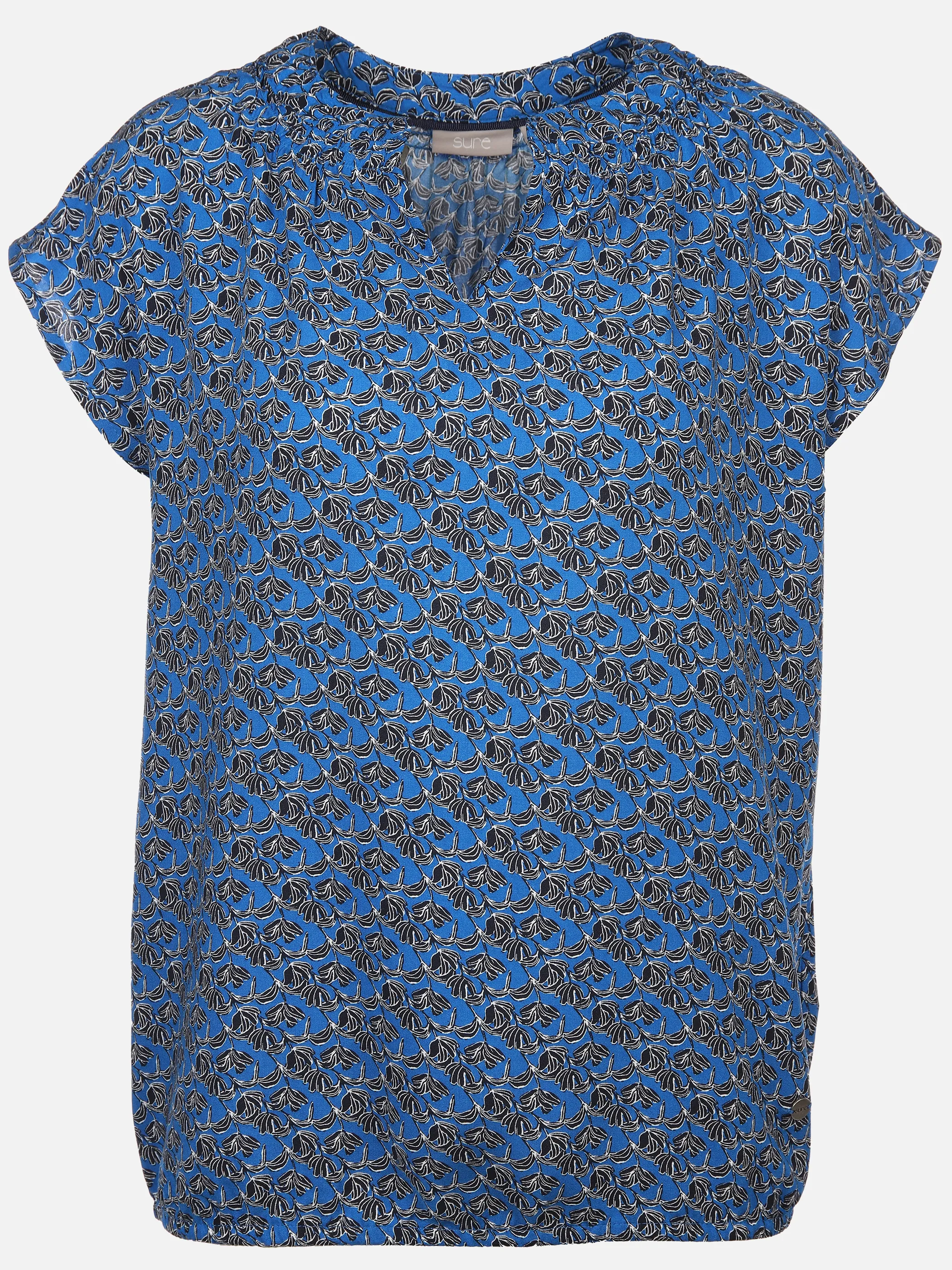 Damen Schlupfbluse mit Alloverprint