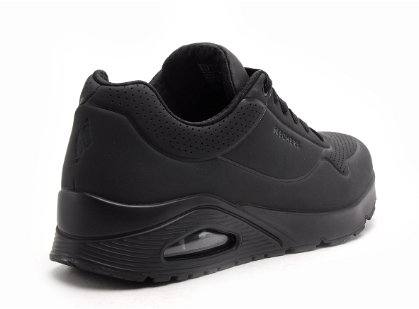 Skechers basses homme unostand 52458 noir
