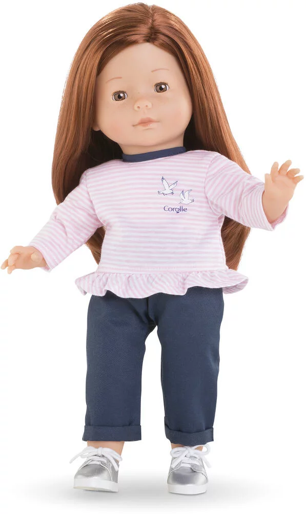 T-SHIRT ET PANTALON BORDS DE LOIRE POUR POUPEE - COROLLE MA COROLLE