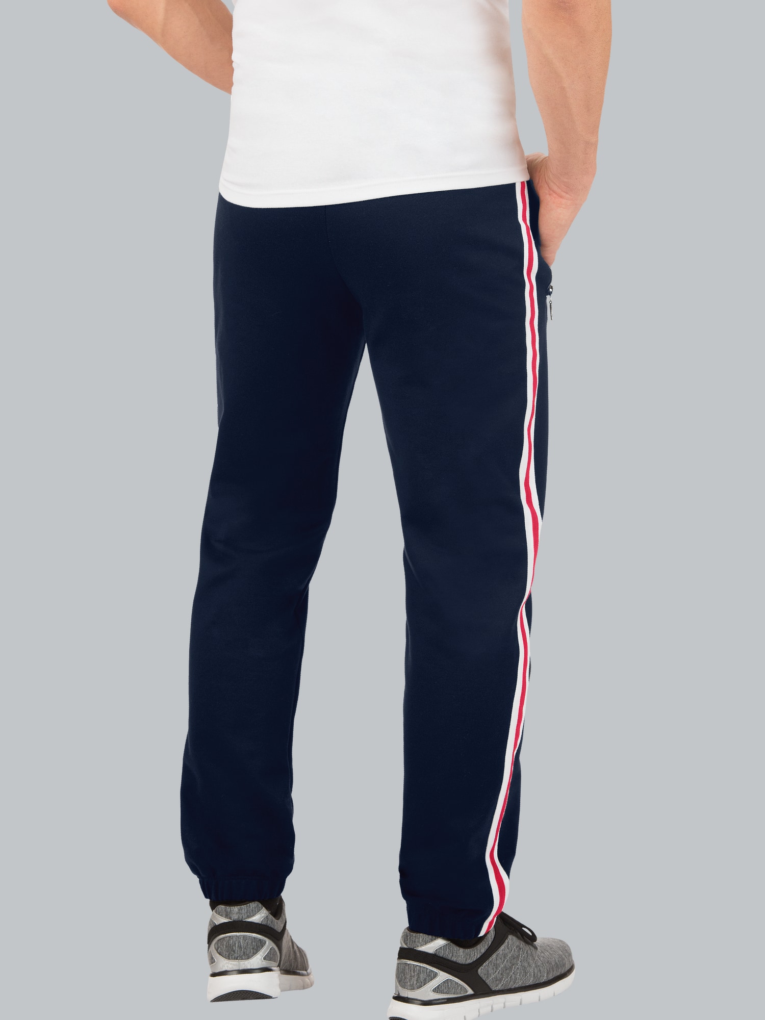 Jogginghose mit Seitenstreifen Navy