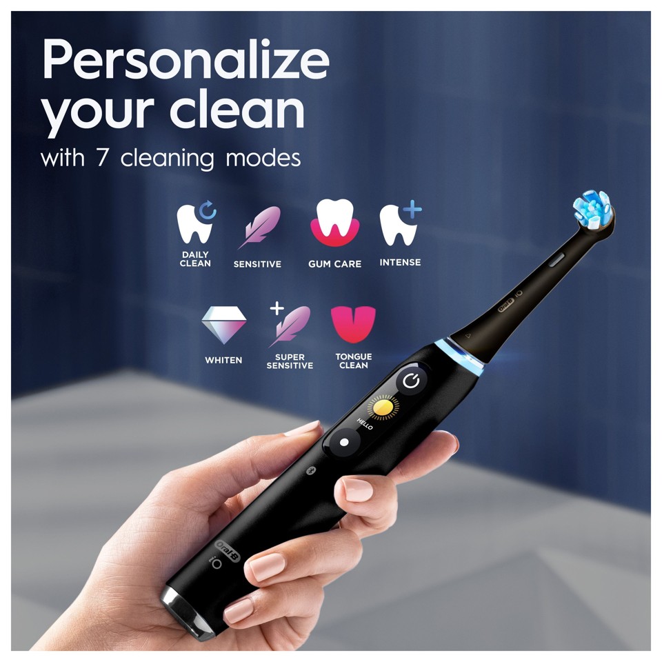 Oral-B - iO9S Sort Onyx Elektrisk Tandbørste