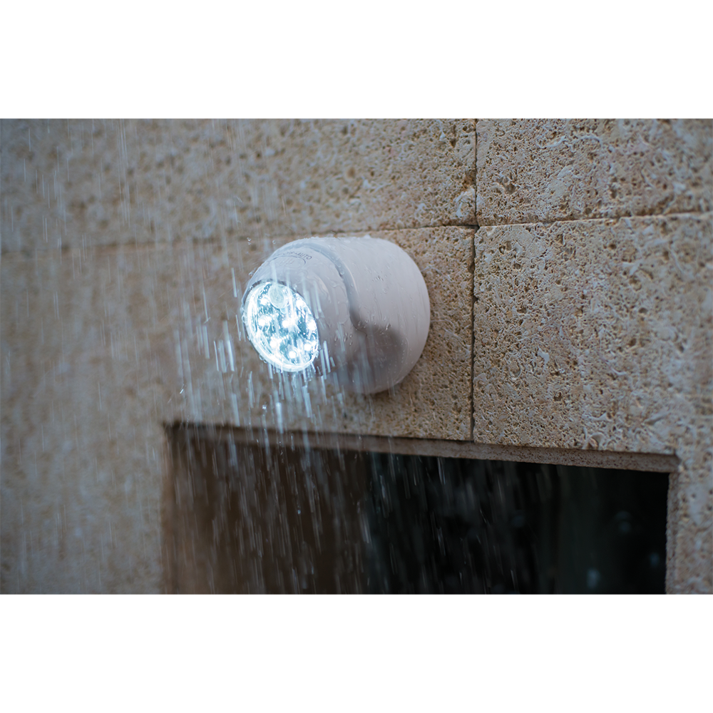 8 LED's Vigilamp Outdoor Lampe Home Deko Wandleuchte Beleuchtung mit Bewegungsmelder Batteriebterieben IP44 (VVAVACIND0255) - Kaltweiss