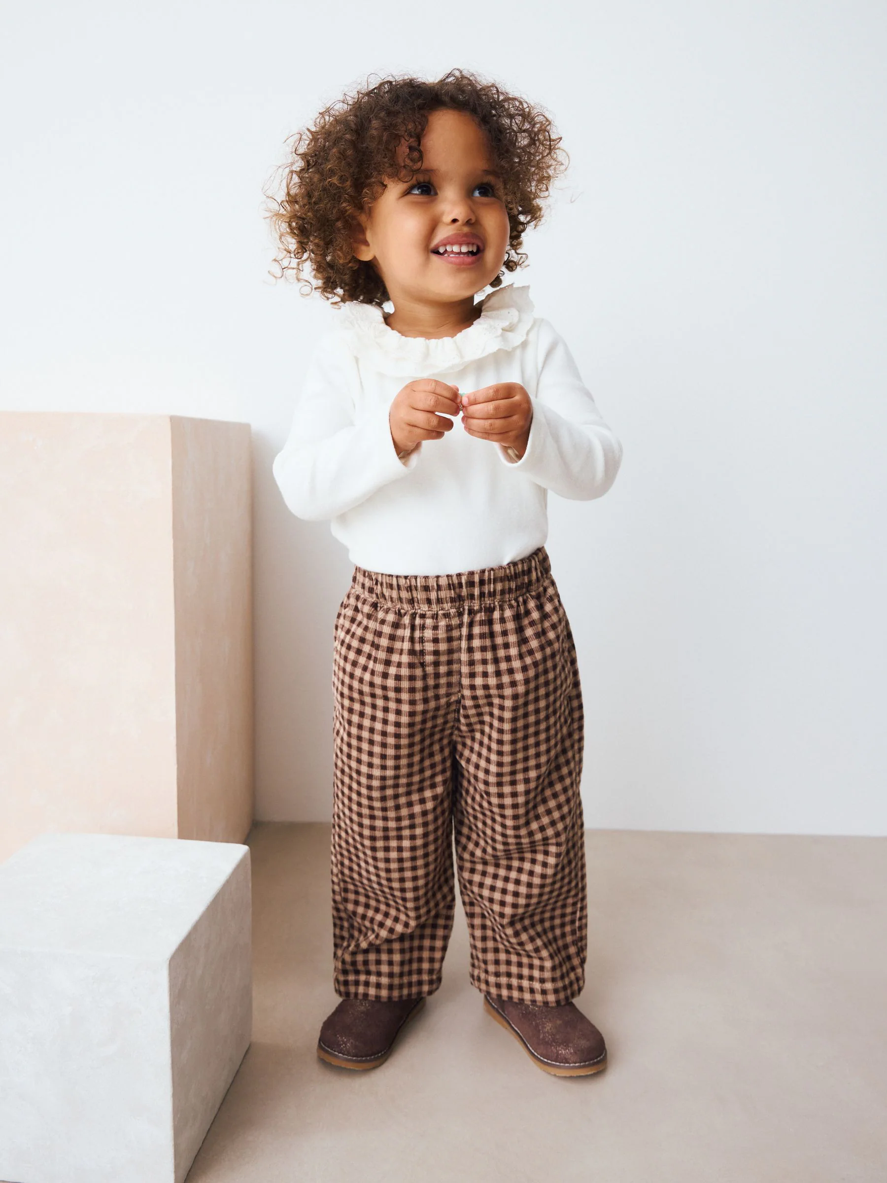Bruin - Corduroy Gingham Trousers (3mths-7yrs)