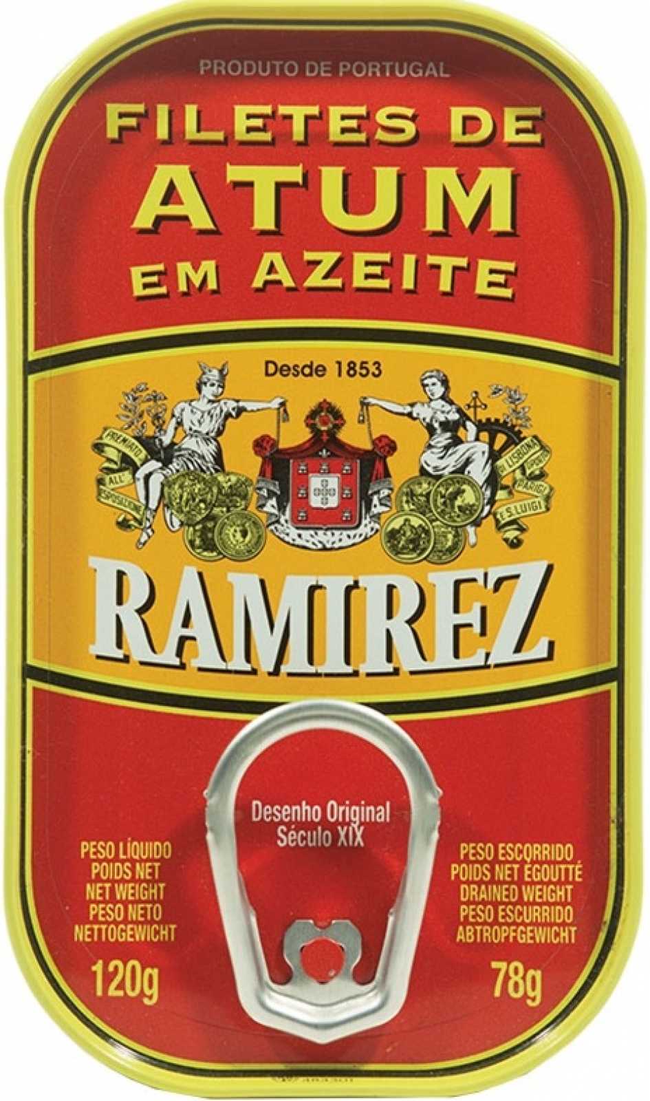 Filés de Atum Ramirez em Azeite 120g