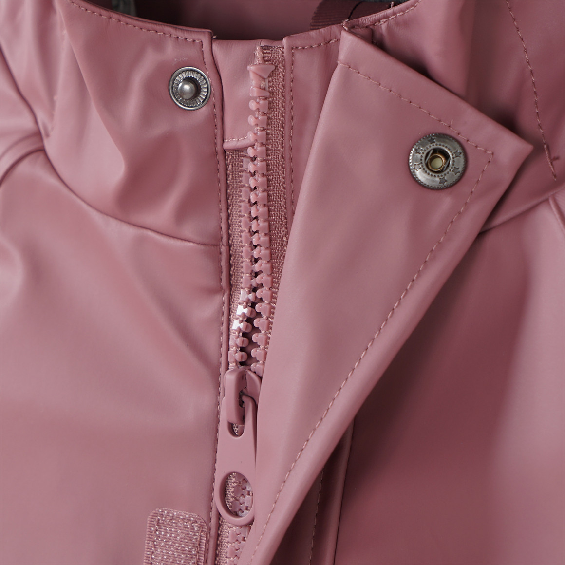 Famy Kinder Regenjacke mit Beschichtung mauve