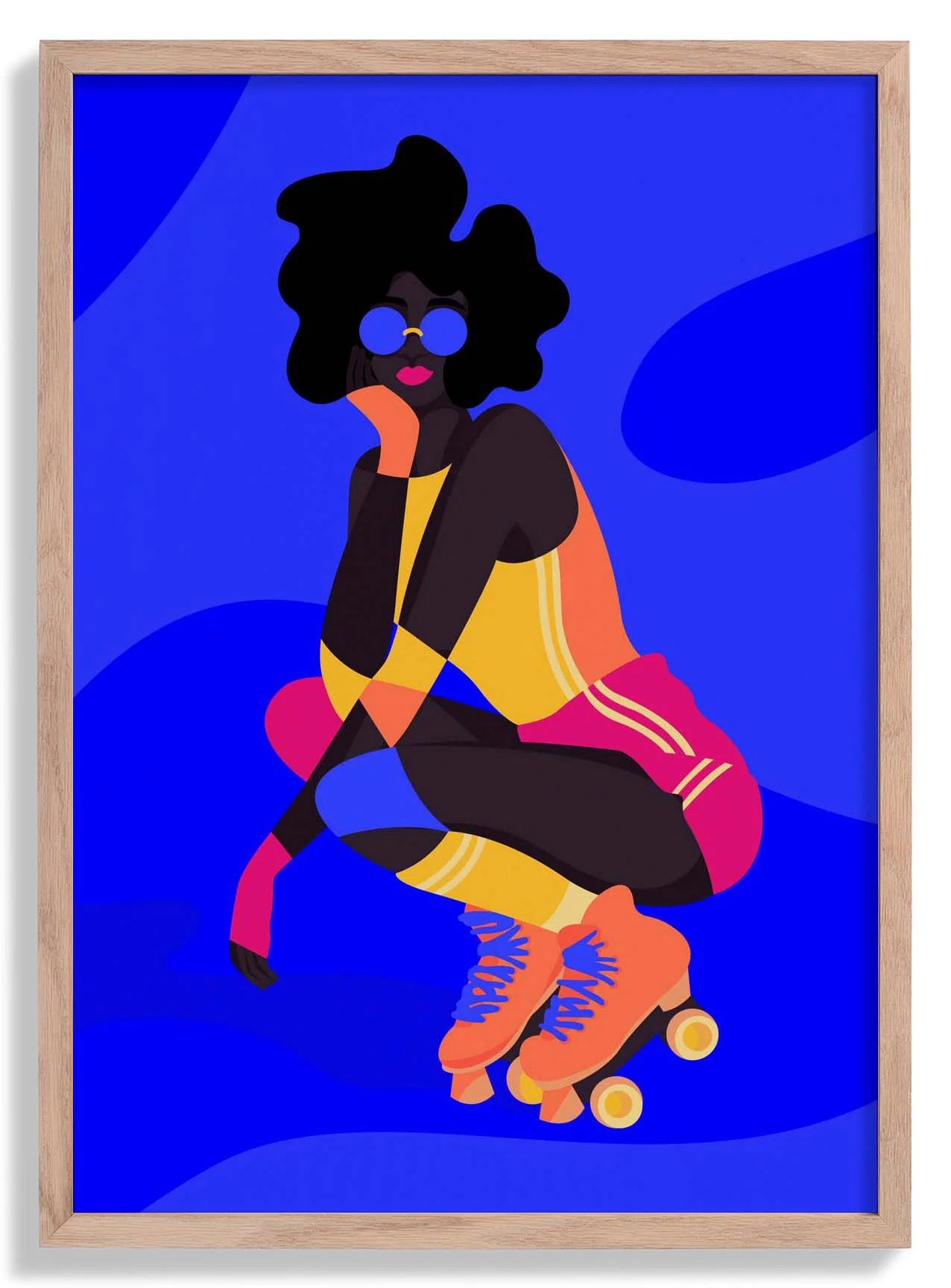 Roller Girl von Sofia Doudine