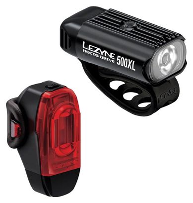 Paire d'Eclairage Lezyne Hecto Drive 500XL et KTV Drive