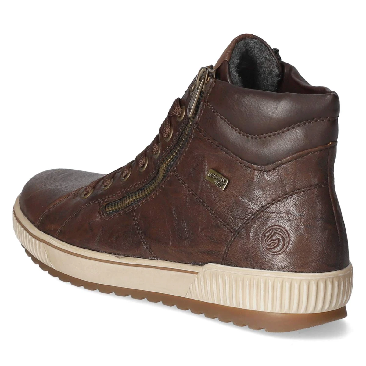RemonteSchnürstiefeletten - BRAUN