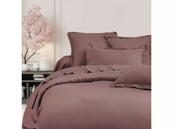 Housse de couette 140x200 cm 1 personne satin de coton