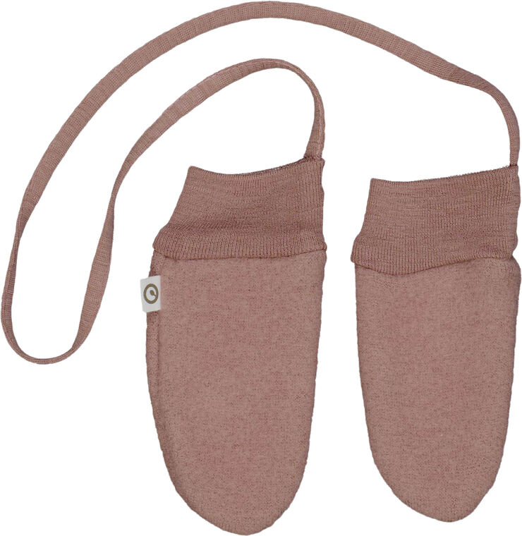 Müsli by Green Cotton Woolly fleece mittens Daydream