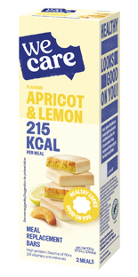 WeCare Meal Replacement Bars Apricot & Lemon 116GR
