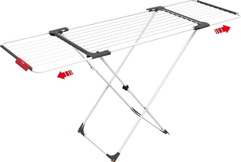 Vileda - 157235 - Uitschuifbare Waslijn - Wit - Duurzaam - 11-20 Meter