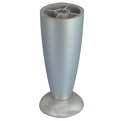 Pied de meuble ogive H. 115 m mx ø 38 mm