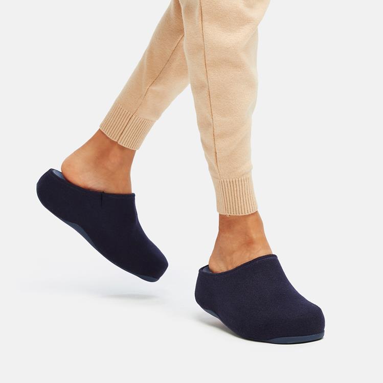 FitFlop Shuv Felt Navy
