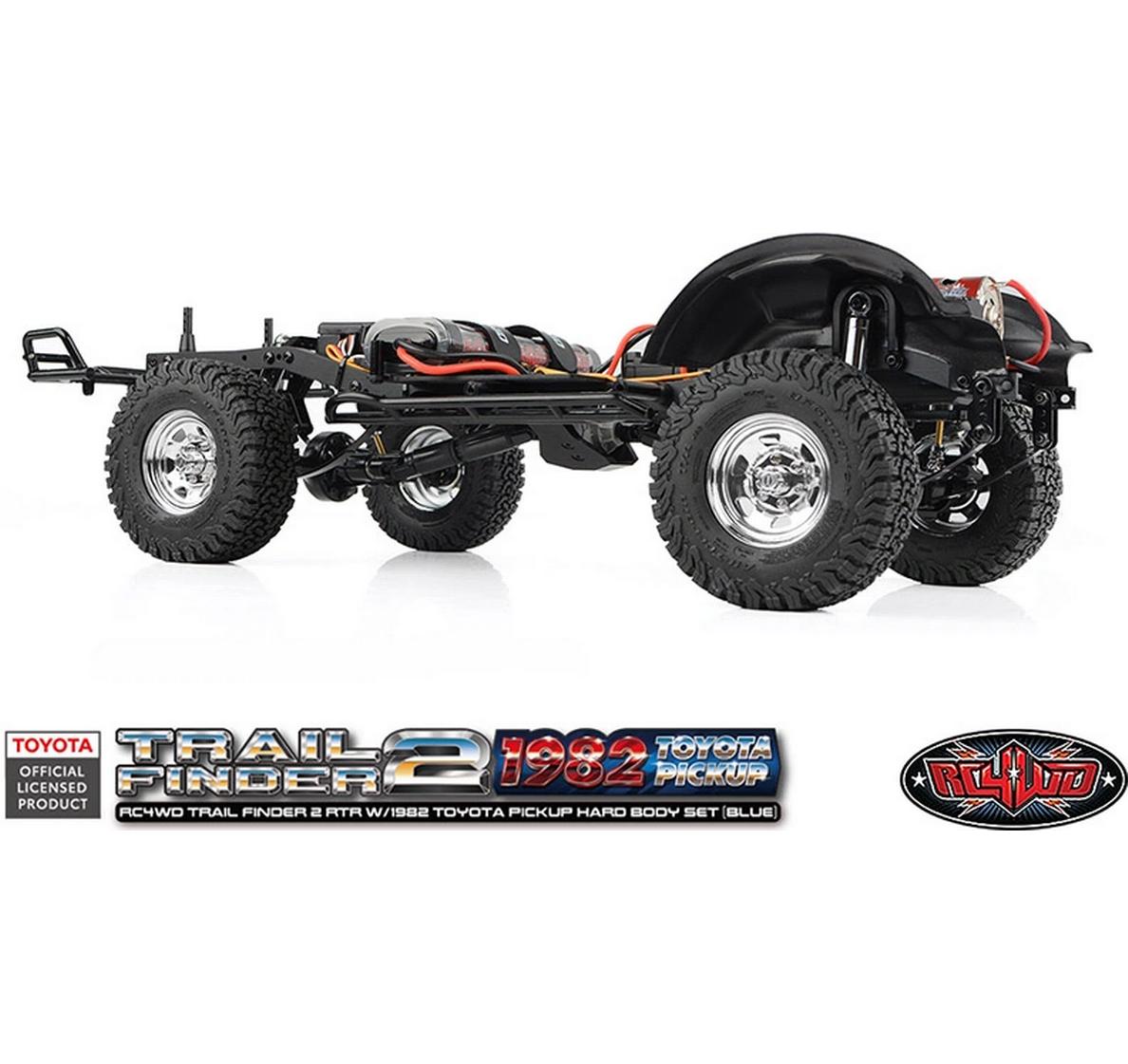 Scale Crawler Trail Finder 2 1982 Toyota, RTR, 1:10, Blau<br>1982 Toyota Pickup mit fester Karosserie