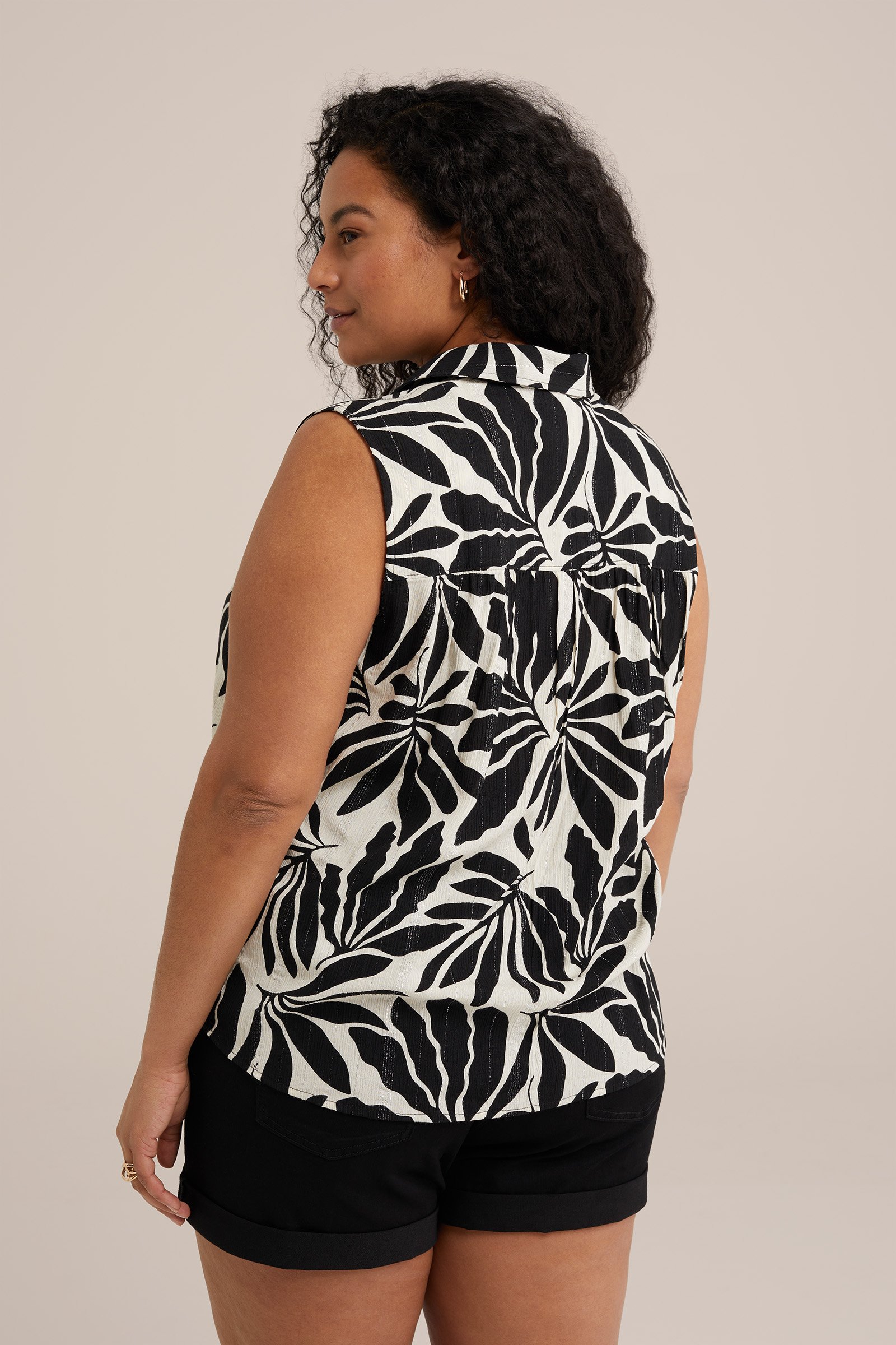 blouse - Curve WE Fashion Zwart