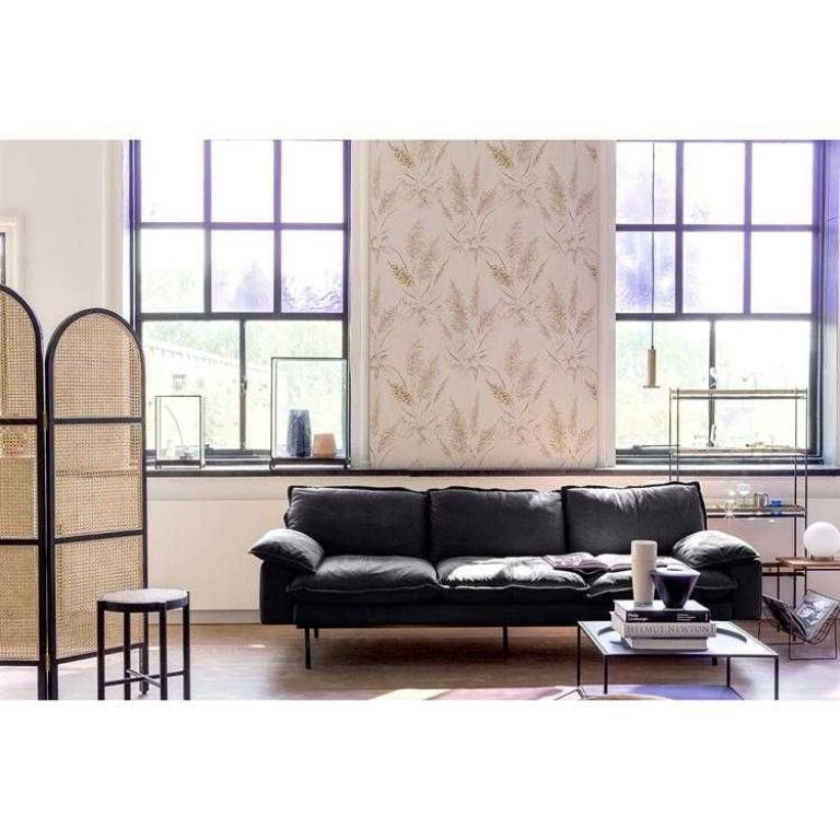 HKliving Retro bank 4-zits beige