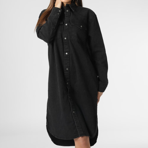 Robe Jean Femme Marie Noir
