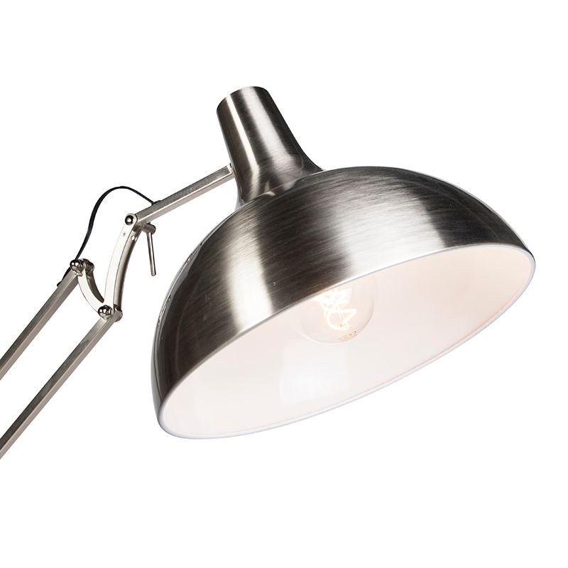 Design vloerlamp staal verstelbaar - Hobby
