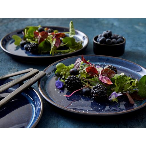 Bitz Gastro Frokosttallerken, Sort/Blå, Ø21 cm