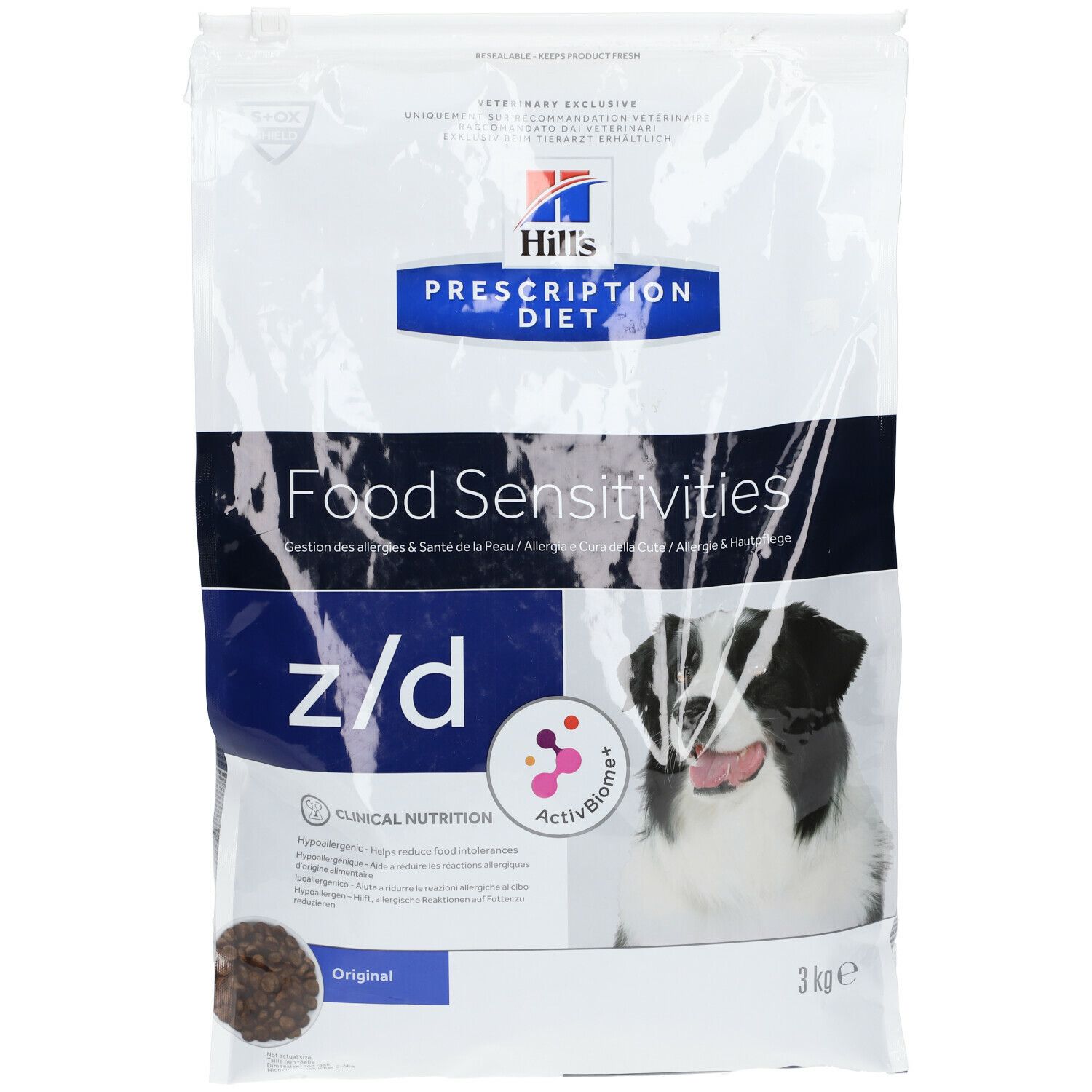 Hill's PRESCRIPTION DIET™ z/d Nahrungsmittelüberempfindlichkeiten Original Chien