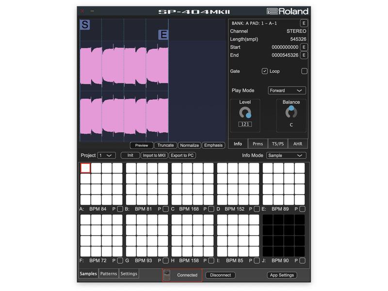Roland Sample-Player SP-404MKII Sampler und Effektunit für Kreative