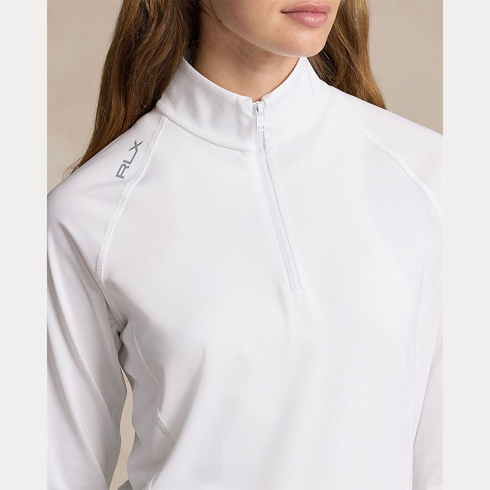 RLX Quarter Zip Genser Dame Hvit