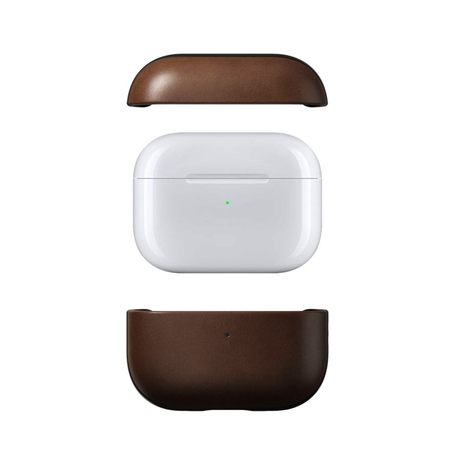 AirPods Pro 2 / AirPods Pro Echtleder Hülle (NM01836285) - Braun